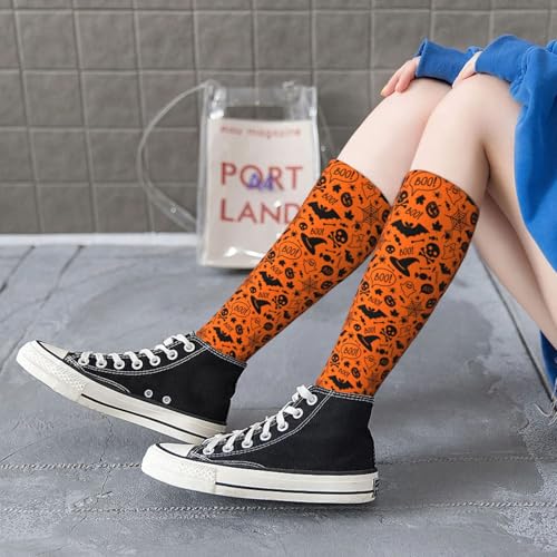 Image of Knee High Socks for Women Girls Fashion Women's Festival Stockings for Casual Running Work Travel