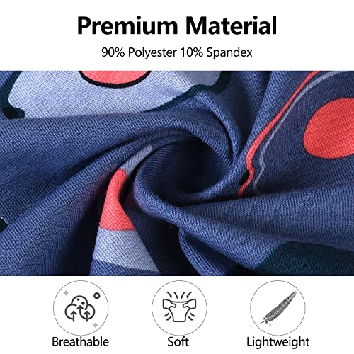 Underwear for Men Breathable Trunks Underwear Soft Cotton Boxer Briefs Multi-Pack3