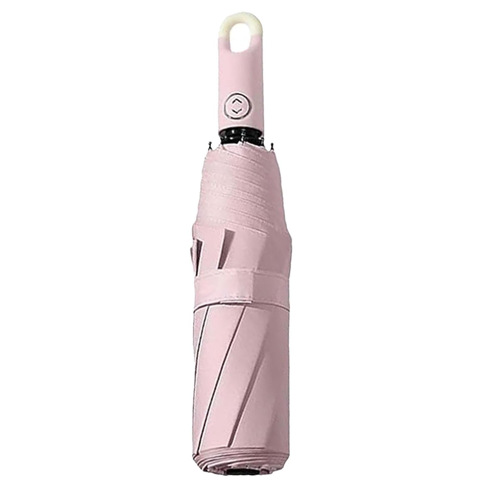 Teksome Automatic Folding Umbrella - Three-Fold Opening and Retracting Umbrella,3 Fold Opening Retracting Umbrella for Rain Sunny Days, Portable Umbrella for Backpack, Car, Purse