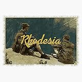 HOF Trading Rhodesia Vintage Postcard Vinyl Sticker Waterproof Decal Laptop Wall Window Bumper Sticker 5
