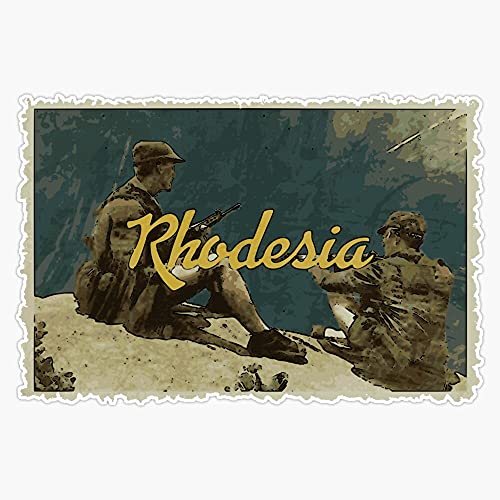HOF Trading Rhodesia Vintage Postcard Vinyl Sticker Waterproof Decal Laptop Wall Window Bumper Sticker 5
