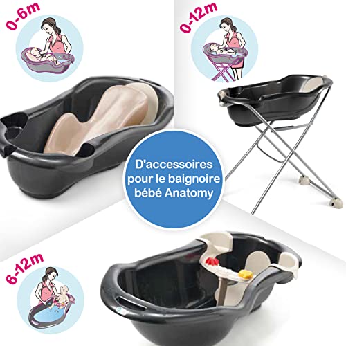 Support pour baignoire bébé pliable de 0 à 12 mois pour le bain de bébé - 6
