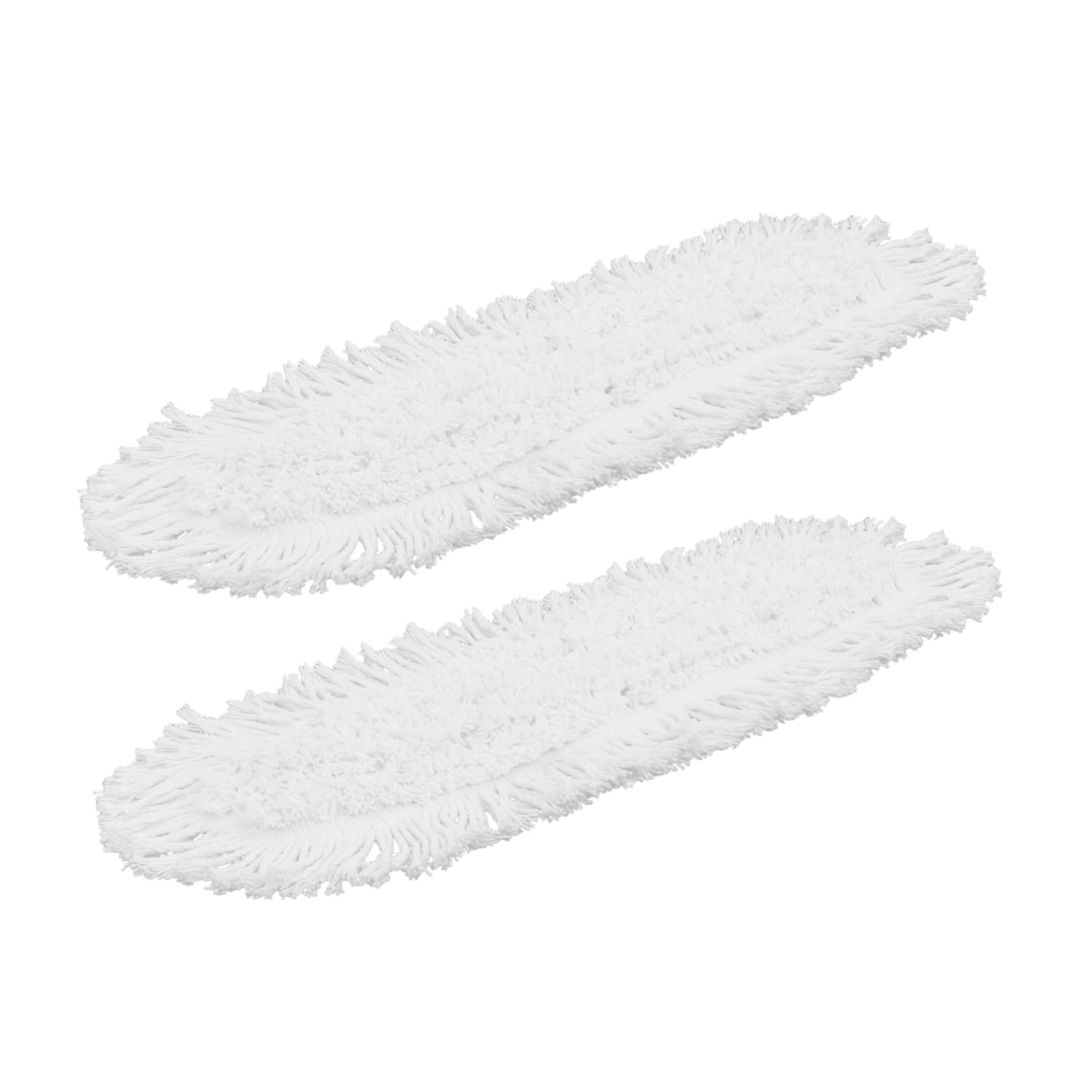 2pcs Mop Replacement Head: Heavy Duty Cotton Mop Cover for Floor Cleaning Warehouses Offices Reusable Industrial Pads Blue White