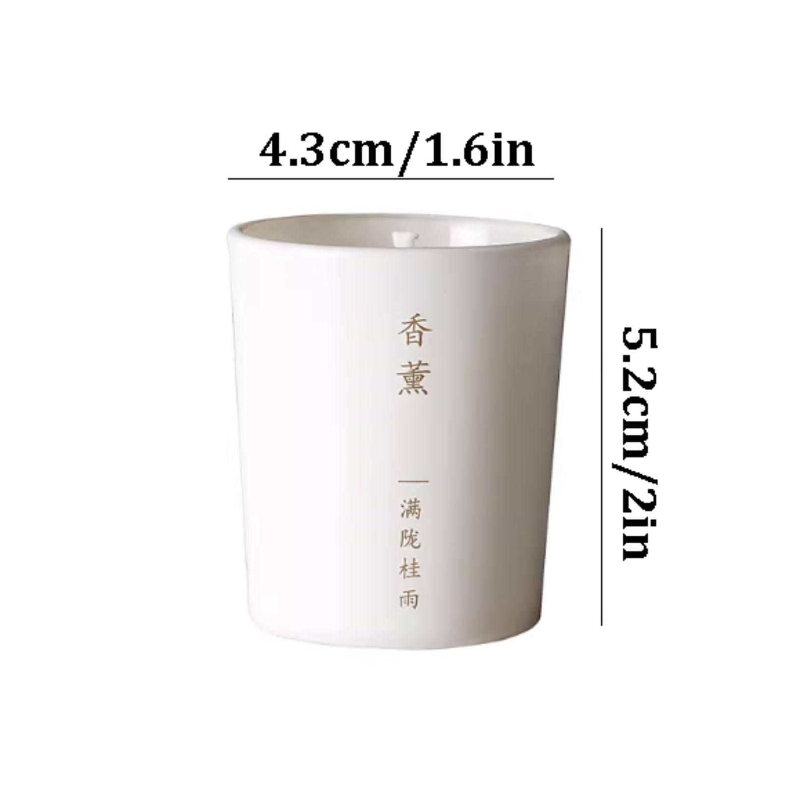 Świece ceramiczne, nowoczesny cylinder do świec zapachowych wielokrotnego użytku, świeca aromaterapeutyczna, do domu, wakacji, relaksu i spa(różowy heban)