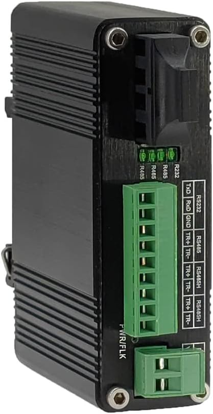 Elenzk Industrial Serial Rs232 Rs485 Rs422 to Fiber Converter Bidirectional High Speed Optic Modem Sc Single Mode 20km 1310nm Serial Over Fiber Converter