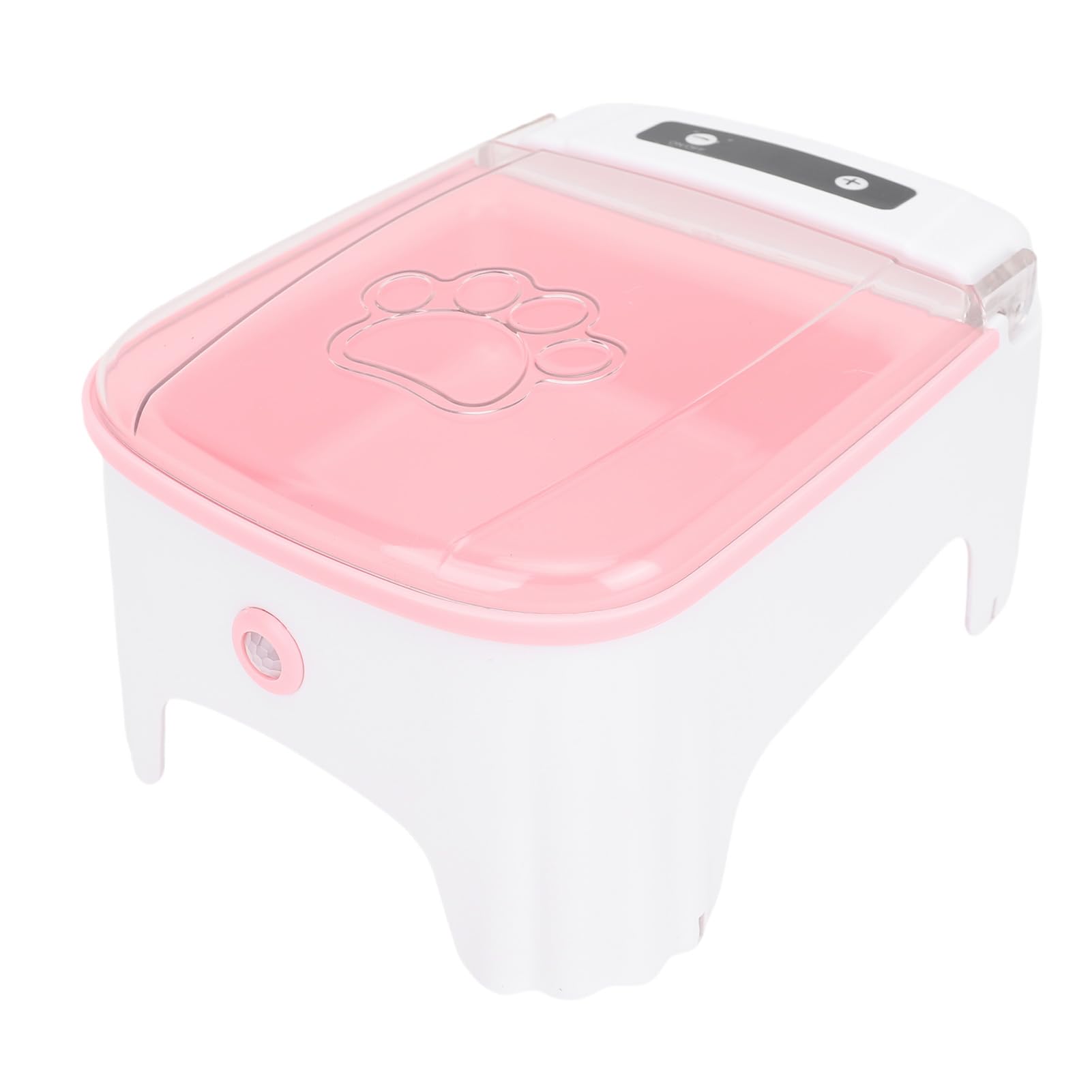Topiky Mangiatoia Automatica per Gatti Temporizzata da 2,5 Litri Dispenser di Cibo per Animali Domestici di Grande Capacità Antiribaltamento con Timer Programmabile per Cani Gatti, Mangiatoia (PINK)
