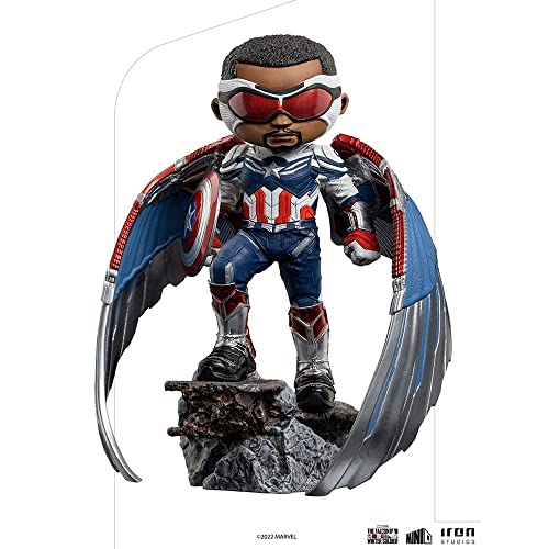 Estatua Captain America Sam Wilson MiniCo Iron Studios miniatura 4