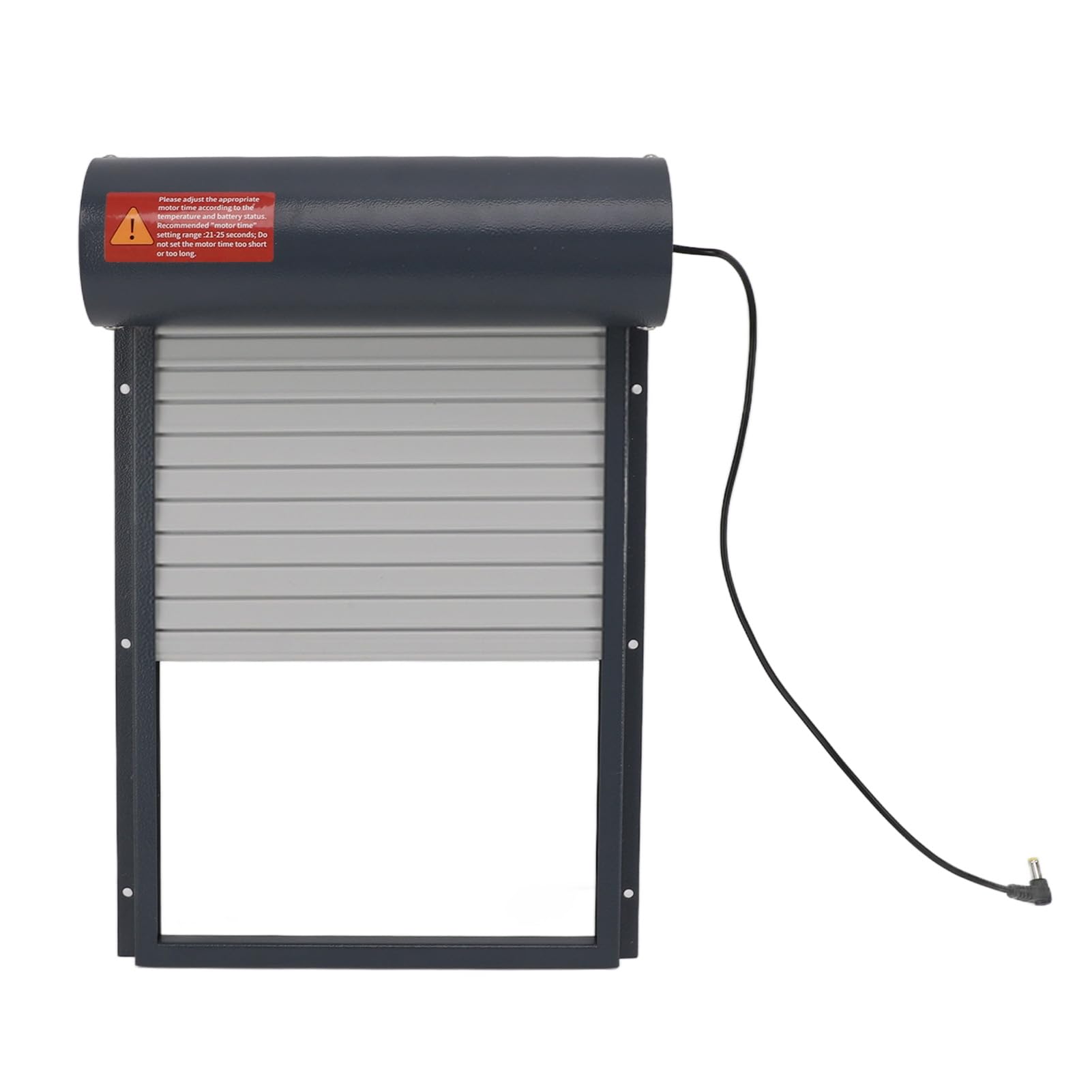 Abridor automático de Puerta de gallinero con Temporizador Sensor de luz programable Puerta de gallinero con batería con Control Remoto Gris