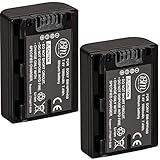 BM Premium 2-Pack of NP-FH50 Batteries for Sony Alpha DSLR-A230 DSLR-A290 DSLR-A330 DSLR-A380 DSLR-A390 Digital SLR Camera