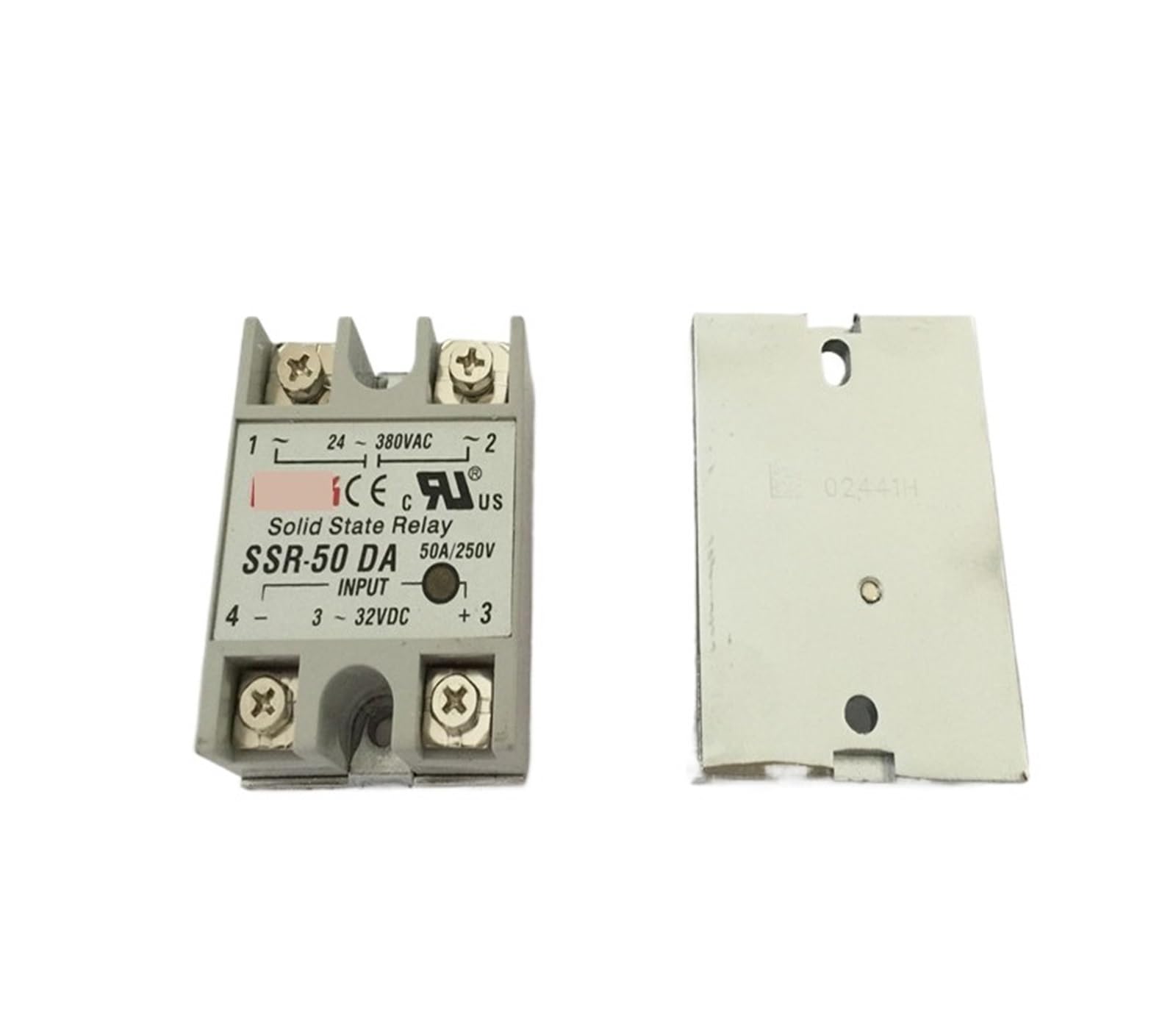 Ltrajuynh One Color 10Pcs Ssr50da Ssr-50Da 50A Ssr Relay,Input 3-32Vdc Output 24-380Vac