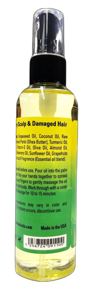 HERBAL OIL イエロー 美容液 新品未使用 Amazon.com: Mine Botanicals Turmeric & Neem Moisturizing Hair