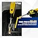 Allturn Plastic Welder 2 in 1,Plastic Welding Kit Car Bumper Repair Kit,4 Types of Plastic Welding Staples,Plastic Welding Rods Consumables Kit,YELLOW.