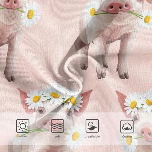 Joisal Cartoon Toddler Underwear Floral 2t Cotton Panties Little Girl Cute Piglets Daisy Flowers Pink Kids Briefs Undies3