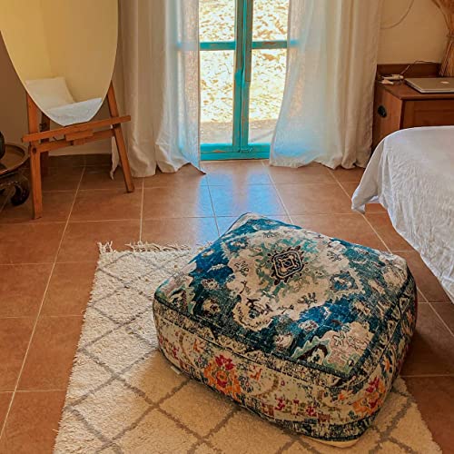 Mandala Life ART Bohemian Yoga Dekor Boden Kissenbezug - 60x20 cm - Quadratisch Meditation Kissenbezug - Bedruckter… – Bild 3