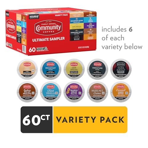 Image of Community Coffee Ultimate Sampler Variety Pack, 60 ct K-Cup Pods (Pack of 1)