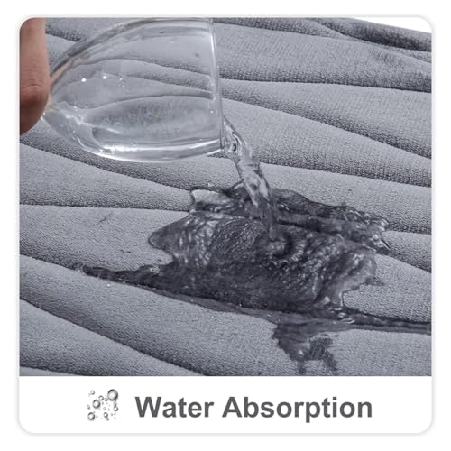 Tapis de bain en mousse anti-glisse pour sol sec et sûr