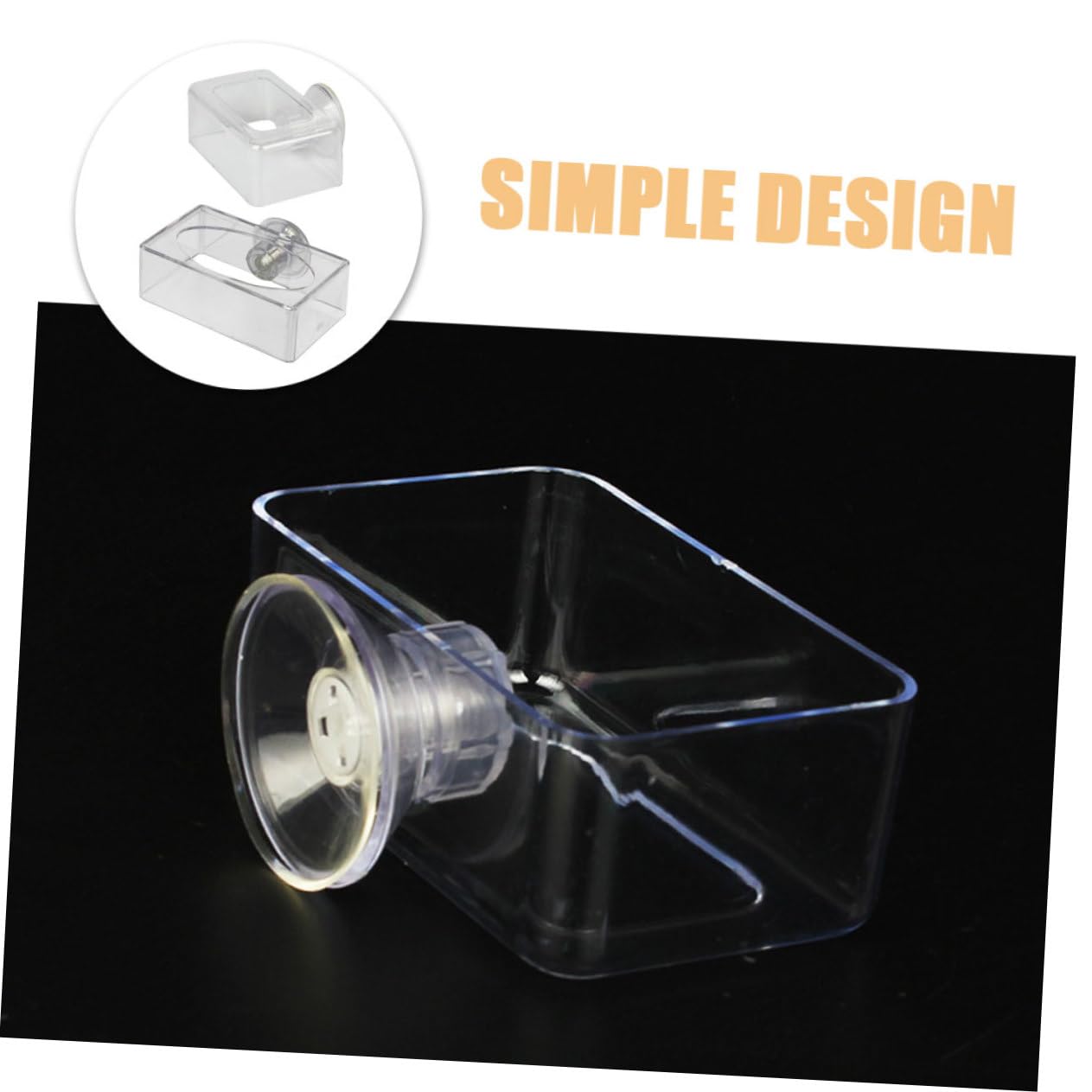 GANAZONO 2pcs Fish Tank Feeding Ring Betta Fish Tank Accessories Fish Feeder Automatic Dispenser Betta Food Tropical Fish Food Pellets Live Fish Food Wand Fish Bowl Fish Tank Ring Acrylic