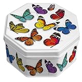 Campbells Shortbread Petticoat Tails Butterfly Tin 4.1 Oz (115g) - Pure Butter Scottish Shortbread Cookies from Scotland, British Tea Biscuits, Butter Cookies Gift in Tin Can, Scottish Snacks