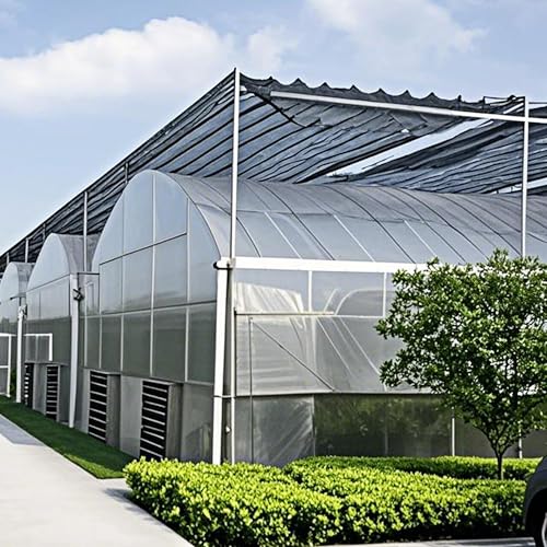 Image of winemana Black Shade Cloth 30x30 FT- 70% Sun Shade Mesh Tarp for Greenhouse, Garden, Patio, Dog Kennel, Chicken Coop, and Outdoor Protection, Plants Cover Shade Netting with 2 Reinforced Grommets