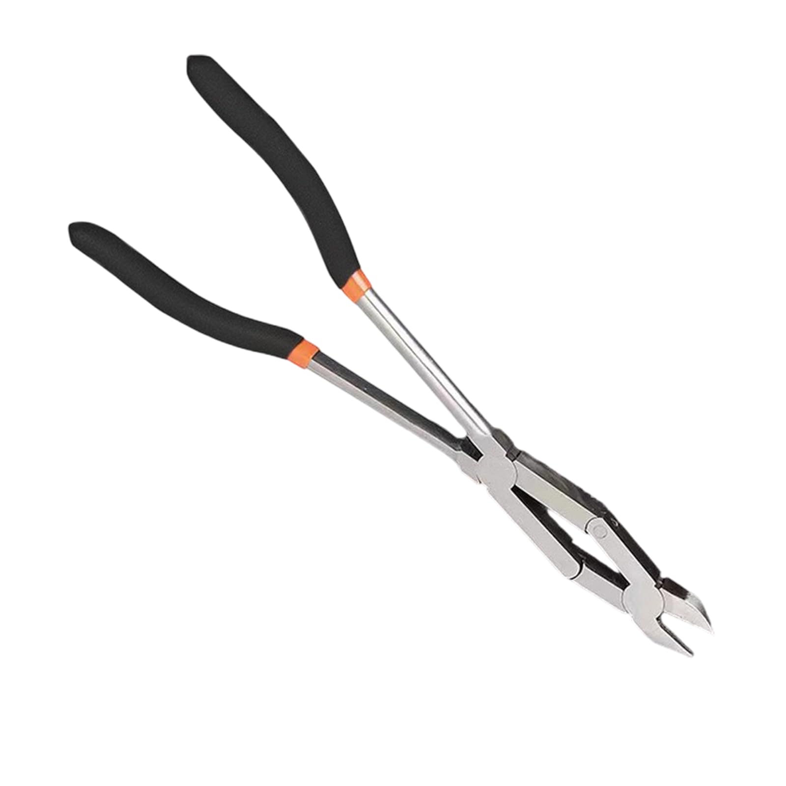 Laikoutd Slant Mouth 13Inch Extended Double Jointed Repair Pliers For Operations In Confined Space Ideal For Automotive Mechanics And Home Craft Projects Multipurpose Use