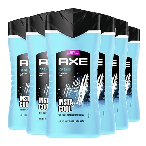 Axe Ice Chill - Gel de ducha, 400 ml x 6 unidades