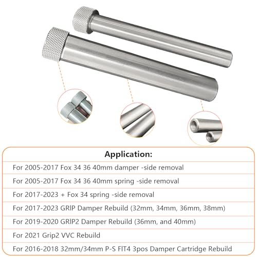 Image of Lower Leg Removal Tool for Fox Racing Shox 32 34 36 40mm-2 Pack | Damper&Spring Side, 304 Stainless Steel, 398-00-682, 398-00-681, Not for Step Cast Model