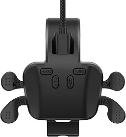 GMVOX Paddles for PS-5 Controller with MIC Function, upport Combo/Turbo/Key Swap/Remapping Features, Plug and Play with 4 Back Programmable Buttons, SCompatible with PS-5 Console/PC/MAC(Black)
