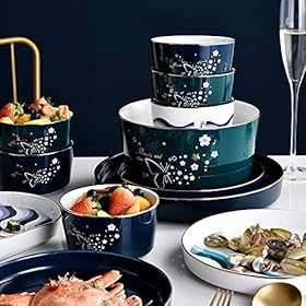 Elevate Your Dining Experience: Buy the Luxe 44-Piece Phnom Penh Porcelain Dinnerware Set – QUSYZD