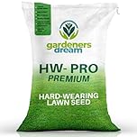 GardenersDream 5KG Premium Hard Wearing Grass Seed - Fast Growing Grass Seeds for New Lawns & Patch Repair - Covers up to 300M2 for Overseeding