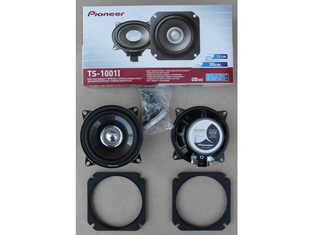 Pioneer TS-1001I - Altavoces para coche de 110 W, negro