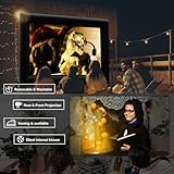 Inflatable Movie Screen Outdoor Projector Screen for Outside 14-24ft, Large Blow Up Screens Front and Rear Projection with Air Blower, for Outdoor Party Backyard Pool Fun,14ft - Image 2