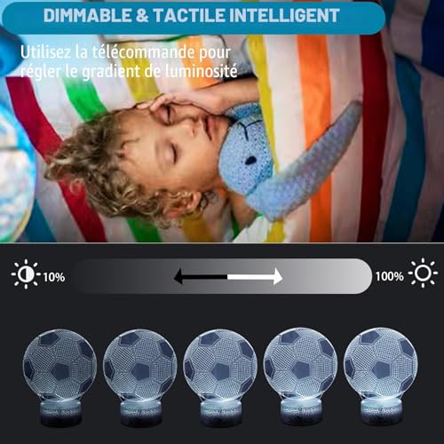 Veilleuse Foot LED 3D 16 couleurs télécommande Skythrive