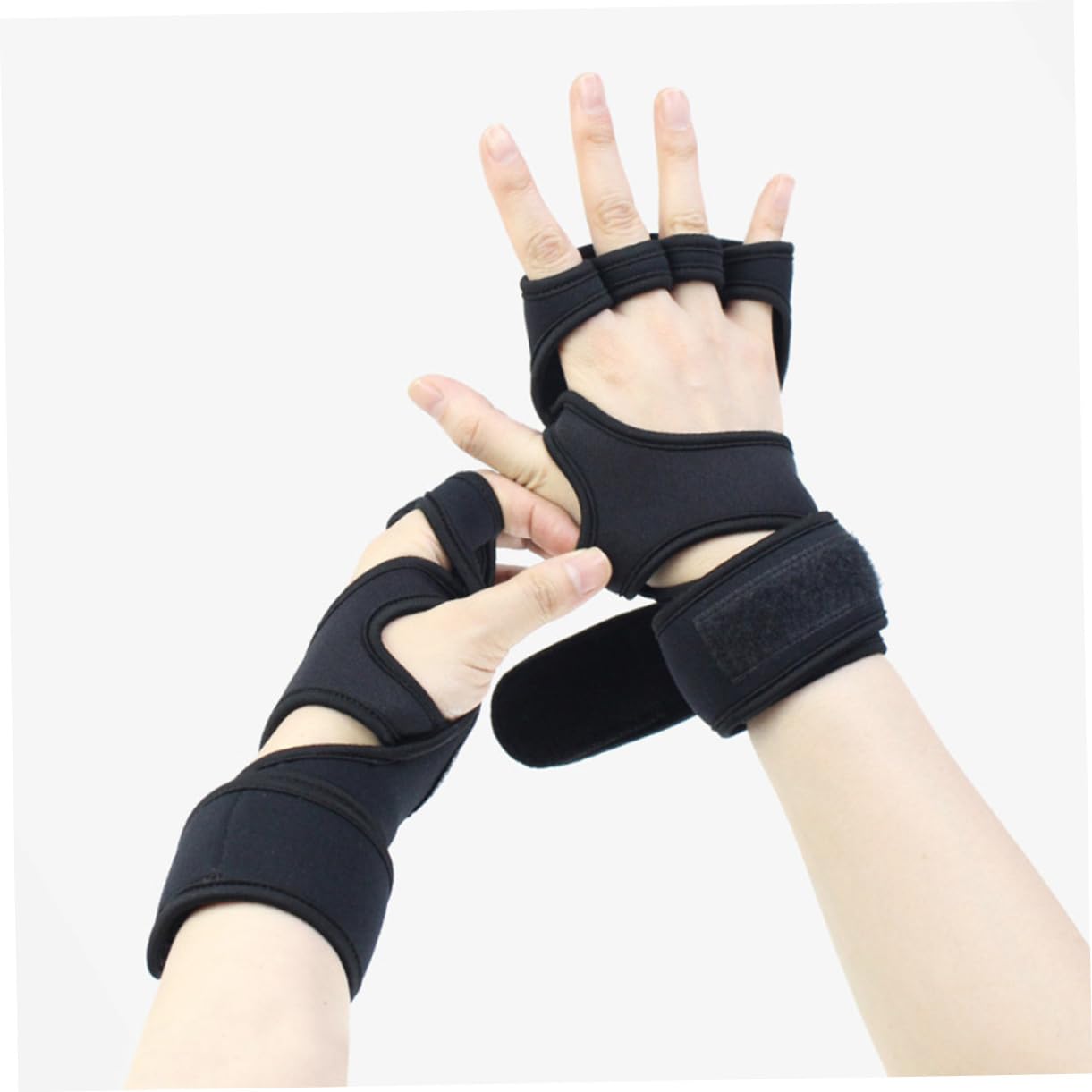 Uonlytech 3 Paia Di Guanti Da Ciclismo Fitness A Mezze Dita Da Uomo/donna Robusti Con Palmo Protettivo in Silicone Per Sollevamento Pesi
