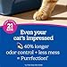 Fresh Step Clean Paws Advanced Multi Cat Clumping Litter with Febreze Freshness, 18.5 lb Each, Pack of 2 (Package May Vary)