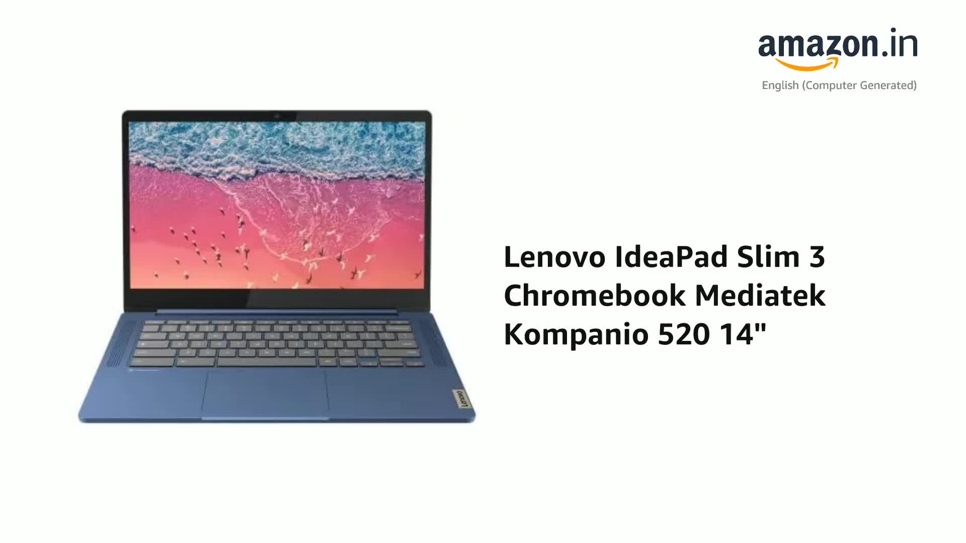 Lenovo IdeaPad Slim 3 Chromebook Mediatek Kompanio 520 14