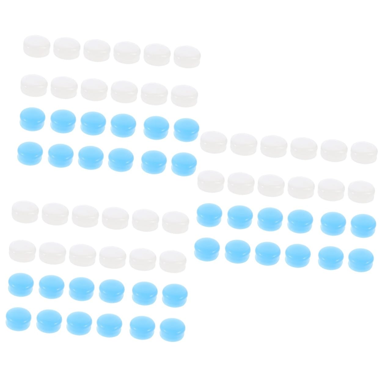 FRCOLOR 72pezzi Tappi Per Orecchie Silicone Morbido Da Riutilizzabili e Invisibili Per Dormire Lavoro e Studio Riduzione Del Rumore Per Comfort Ottimale