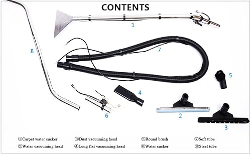 40L Commercial Carpet Cleaner Machine 3In1 New Vacuum Cleaner Extractor Machine, Heavy Duty Dust Extractor Sofa Curtains Carpet Cleaning For Carpet And Hard Floor #TOP5