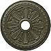 Ekena Millwork CM23BIWHF Bristol Ceiling Medallion, 23 1/2"OD x 3 7/8"ID x 1"P, Hand-Painted Witch Hazel