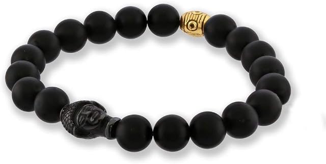 Believe London® Gemstone Bracelet Chakra Bracelet Anxiety Crystal Natural Stone Men Women Stress Relief Reiki Yoga Diffuser Semi Precious