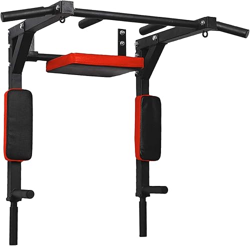 Miniatura 2 de BESTHLS Accesorios para barra de dominadas, paquete de 4 ganchos en J de hierro montados en la pared con múltiples tipos de tornillos para barra de