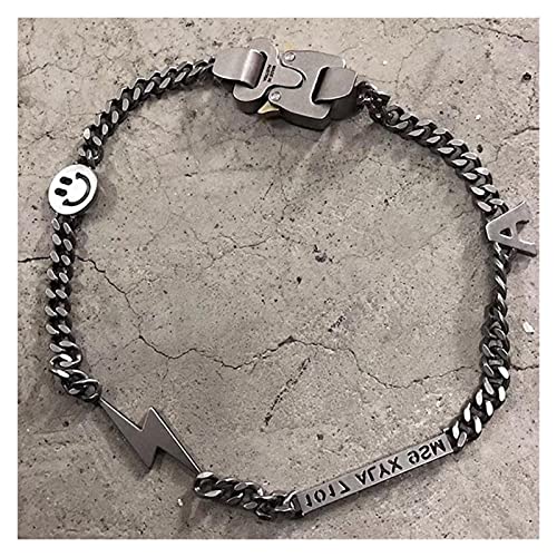 Robinets ménagers et accessoires de bijoux avec chaîne en acier et boutons en métal