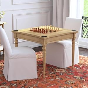Butler specialty company vincent antique beige multi game card table  urban country home decor