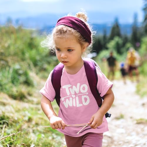 Two Wild 2nd Birthday Outfit Girl Shirt for 2 Year Old Toddler Second Cute Tshirt4