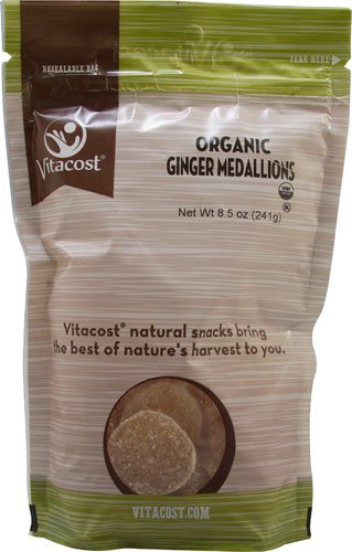 Vitacost Organic Ginger Medallions -- 8.5 oz (241 g) - 2 pc