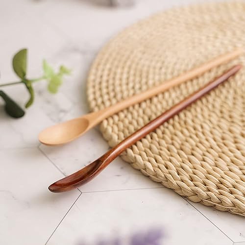 Miniatura 7 de Cuchara de cóctel de 4 piezas, cuchara mezcladora, cuchara de té helado, cuchara de café, cuchara de barra de mango largo, agitador de cóctel de