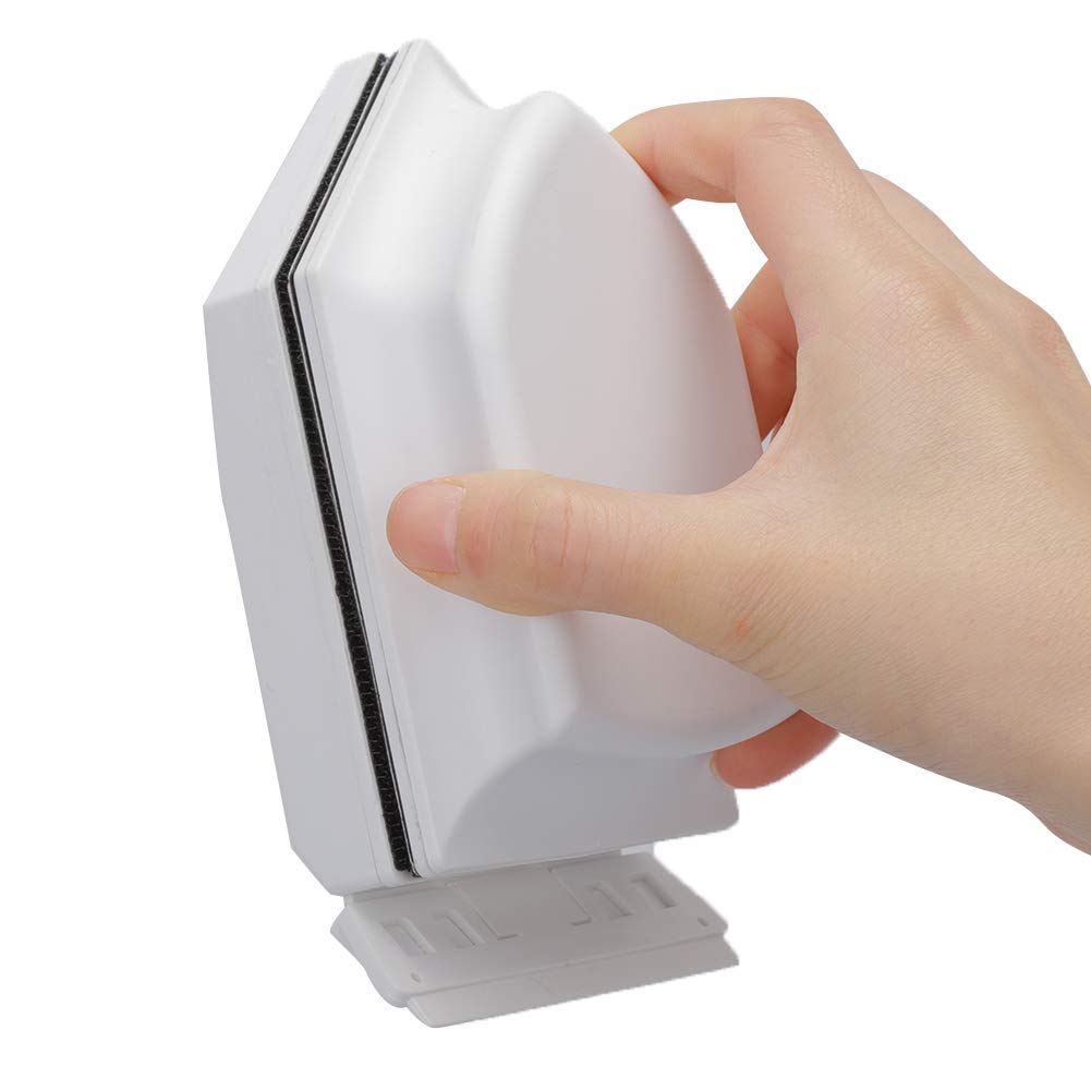 Akwarium Mavaol Pędzel magnetyczny ze skrobaczką do szkła, dwustronny Szczotki do czyszczenia akwarium (Favorite-Magnetic Brush-Large)