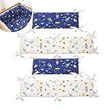 TEALP Protector de cuna para niños con diseño espacial Gal