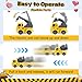 Valentines Day Gifts for Kids Classroom, 24 Pack Valentines Gfit Cards with Construction Vehicles Toys for Kids Ages 3-12 School, Funny Valentine Exchange Gift for Boys Girls Toddler Party Favors