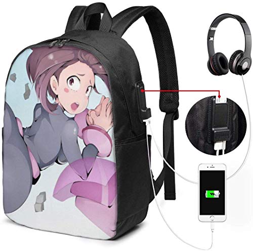 Gsixgoods Mochila Ochaco Durable Laptop Backpack 17 Inch Bookbag Daypack For Notebook