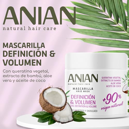 DEFINICIÓN & VOLUMEN Mascarilla Quarina vegetal 350 ml